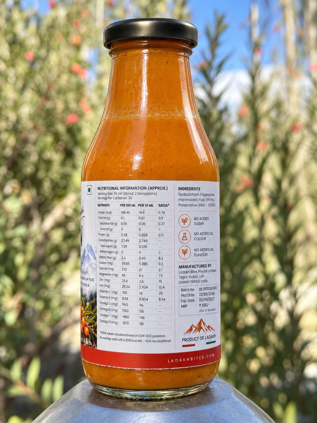 Seabuckthorn Pulp